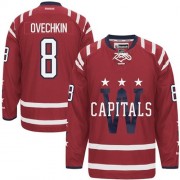 Reebok Washington Capitals 8 Men's Alex Ovechkin Premier Red 2015 Winter Classic NHL Jersey