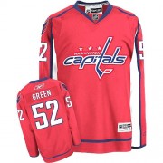 Reebok Washington Capitals 52 Womne's Mike Green Red Women's Authentic Home NHL Jersey
