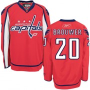 Reebok Washington Capitals 20 Men's Troy Brouwer Red Authentic Home NHL Jersey