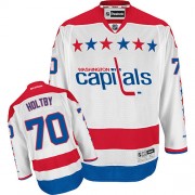 Reebok Washington Capitals 70 Men's Braden Holtby White Authentic Third NHL Jersey