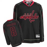 Reebok Washington Capitals 8 Men's Alex Ovechkin Black Ice Authentic NHL Jersey