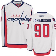 Reebok Washington Capitals 90 Men's Marcus Johansson White Authentic Away NHL Jersey