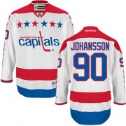 Reebok Washington Capitals 90 Men's Marcus Johansson White Authentic Third NHL Jersey